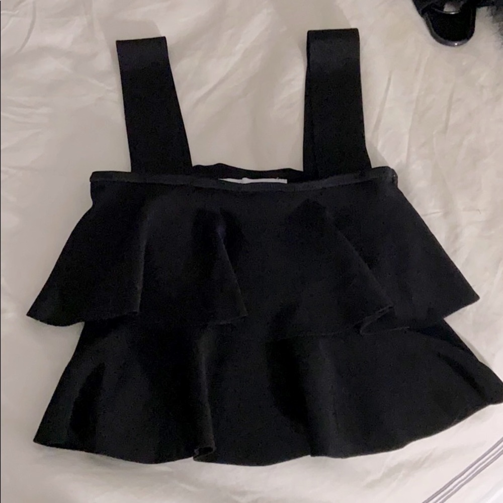 Zara Ruffled Crop Top